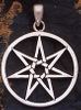 Sterling Silver Star of Seven Points Pendant