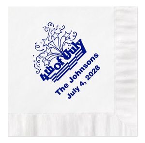 Fourth of July Paper Party Napkins
