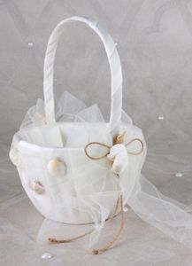 Seashore Flower Girl Basket