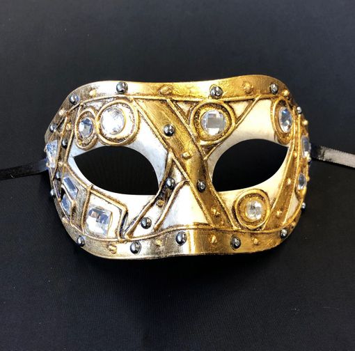 Men's Gold Roman Style Masquerade Mask