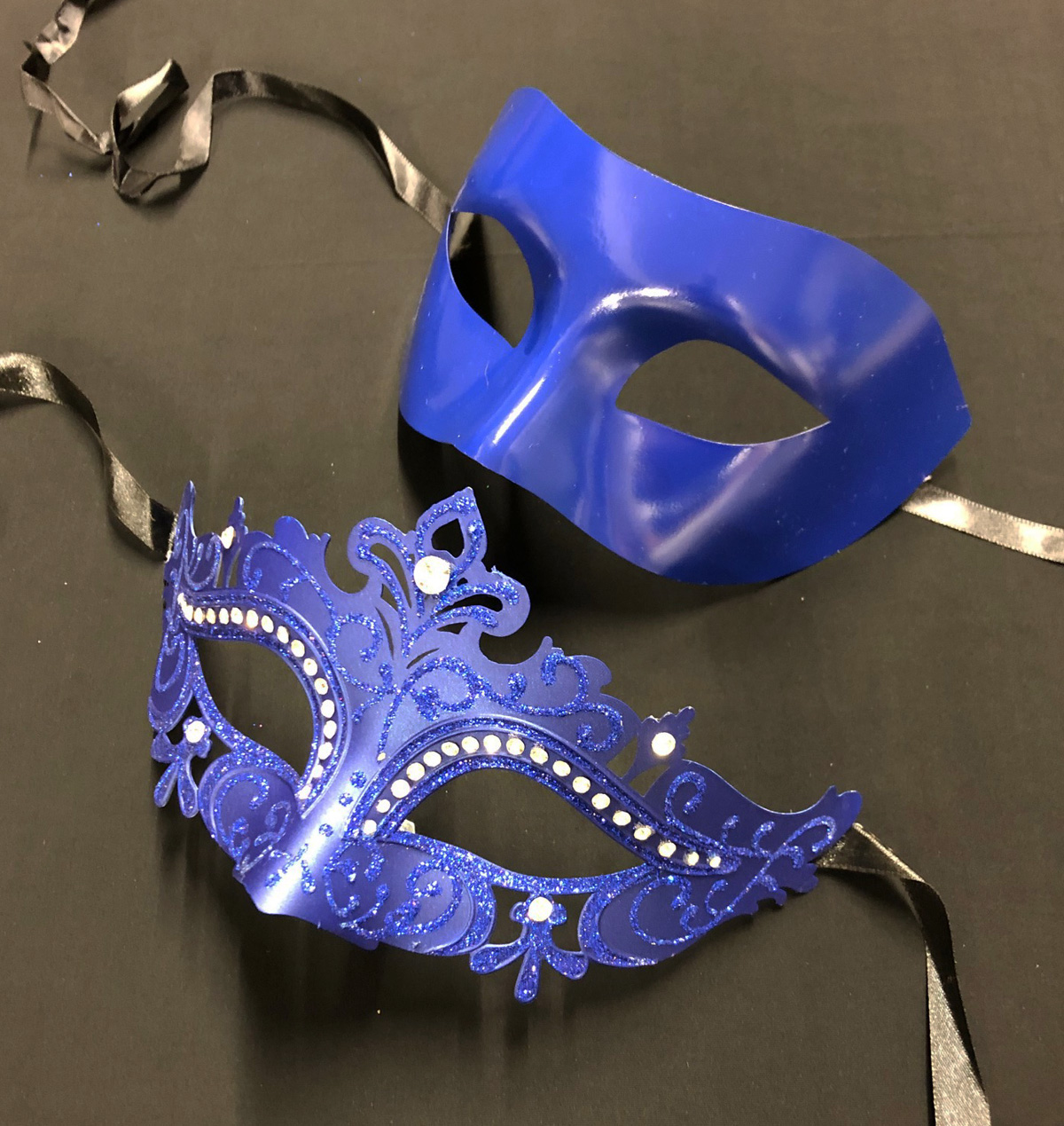Royal Blue Masquerade Masks For Men