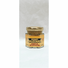 1.6 oz., Honey Mustard, Glass Hex Jar