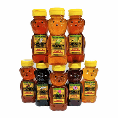 12 oz. Bear: Clover-Cranberry Blossom-Basswood-Locust-Wildflower      (See Drop Down \/)