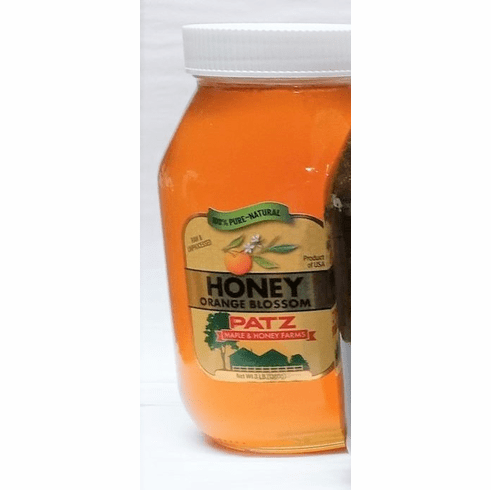 3 lb. Liquid Honey, Glass Jar, Orange Blossom 
