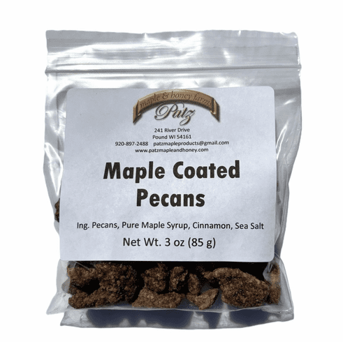 3 Ounce Maple Coated Pecans