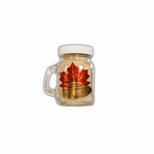 3 oz., Pure Granulated Maple Sugar, Glass Mug