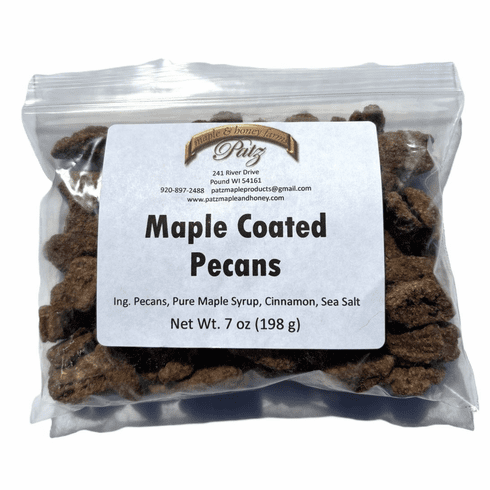 7 Ounce Maple Coated Pecans