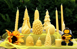 Beeswax candles