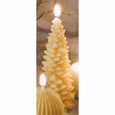 Beeswax Candle - Christmas Tree, Tall