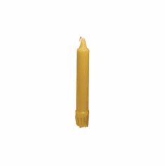 Beeswax Candle, Colonial 6" 