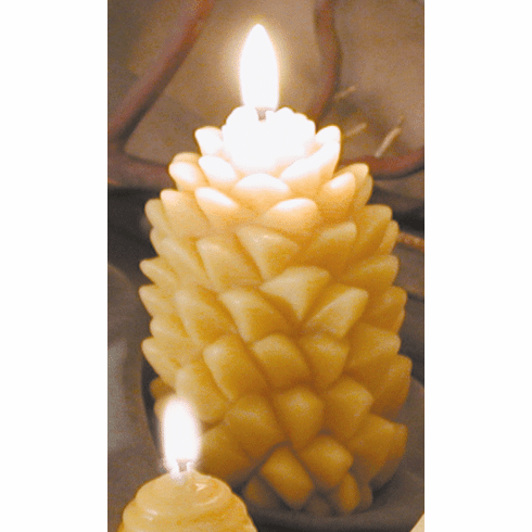 Beeswax Candle ---- Fir Cone