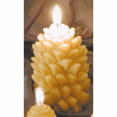 Beeswax Candle ---- Fir Cone