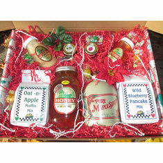 Maple Syrup & Honey Holiday Scene Gift Box