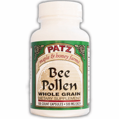 Pollen Capsules --- 100 ct., 500 mg.