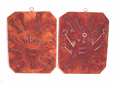 Collection of 36 old Nantucket keys