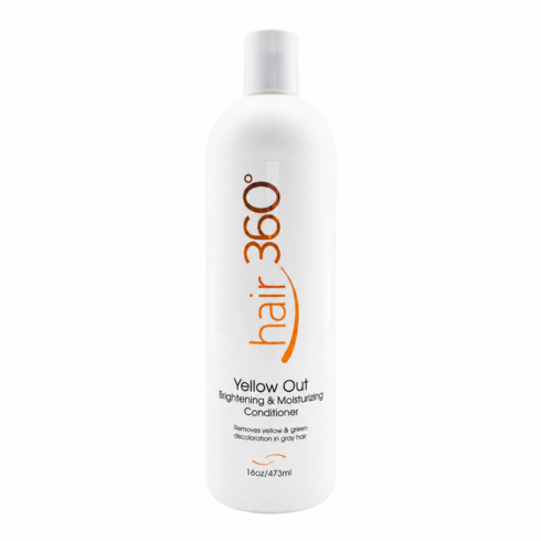 Hair 360 Yellow Out Brightening & Moisturizing Conditioner 16 oz
