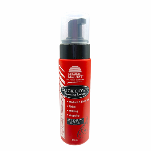 Straight Request Slick Down Medium Hold Foaming Lotion 8 fl. oz.