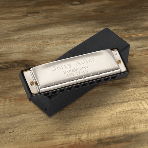 High Polish "Hohner" Personalized Harmonica