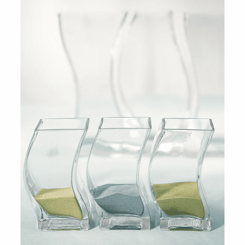 Miniature Wave Wedding Vases