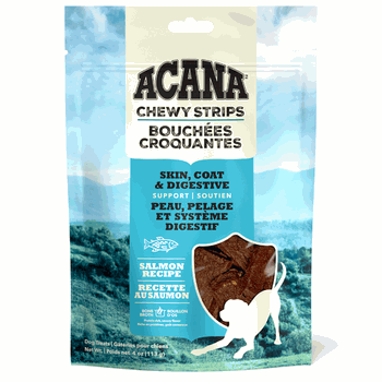 ACANA Chewy Strips Salmon Dog Treats 4oz