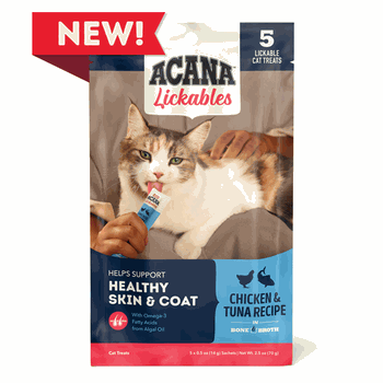 ACANA Lickables Chicken & Tuna Cat Treats 0.5oz, 5ct