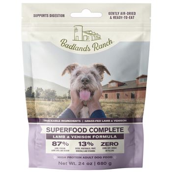 Badlands Ranch Superfood Complete Lamb & Venison Dog Food 24oz