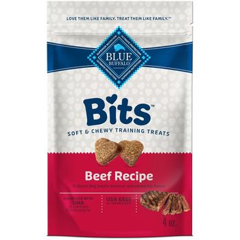 Blue Buffalo Blue Bits Beef Training Dog Treats 4oz
