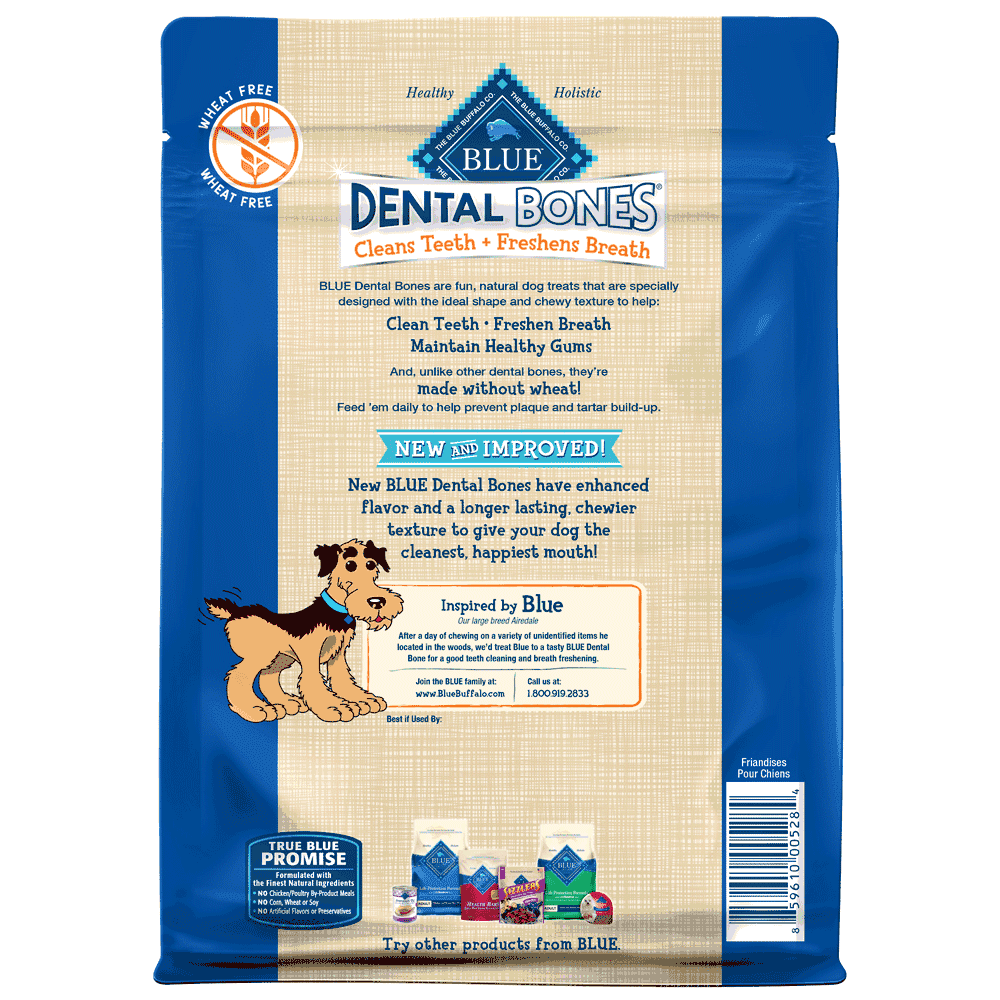 Blue Buffalo Dental Bone Dog Chews Small 21pk
