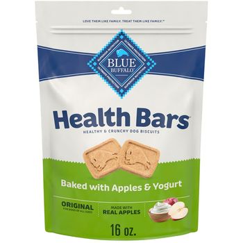 Blue Buffalo Health Bars Apples & Yogurt Dog Biscuits 16 oz