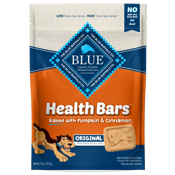 Blue Buffalo Health Bars Pumpkin & Cinnamon Dog Biscuits 16 oz