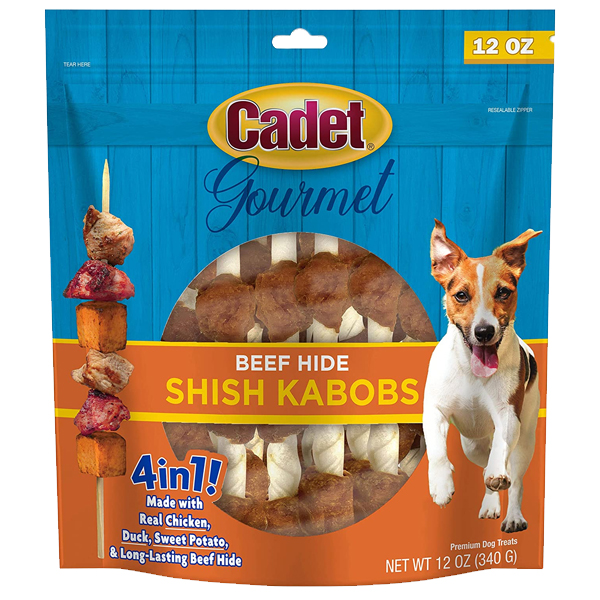 Cadet Triple Flavored Shish Kabobs Dog Treat 12oz
