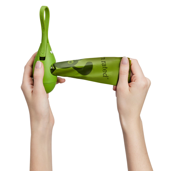 Earth Rated Poop Bags Dispenser 2.0 with Unscented Refill Bags 15ct