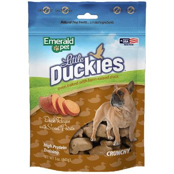 Emerald Pet Little Duckies Dog Treats Duck & Sweet Potato 5oz
