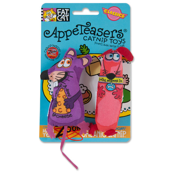 Fat Cat AppeTeasers Catnip Toy 2pk