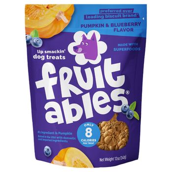 Fruitables Pumpkin & Blueberry Flavor Dog Treats 7oz