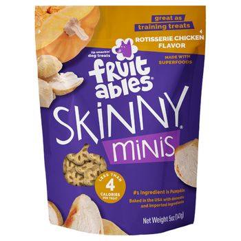 Fruitables Skinny Minis Rotisserie Chicken Dog Treats 5oz