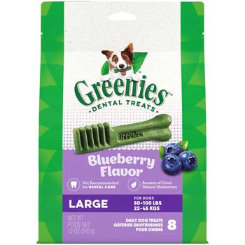 Greenies Blueberry Dental Dog Chews Large 8ct