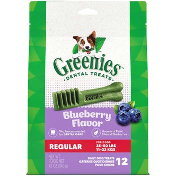 Greenies Blueberry Dental Dog Chews Regular 12ct