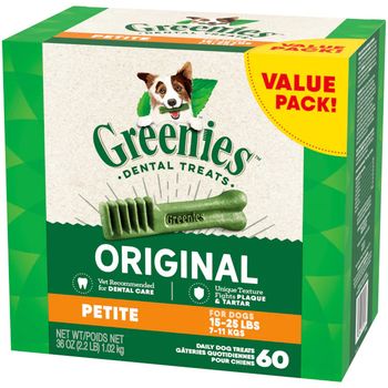 Greenies Dental Dog Chews Petite 60ct