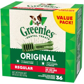 Greenies Dental Dog Chews Regular 36ct