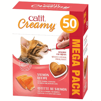 Hagen Catit Creamy Lickable Cat Treats Salmon 50pk