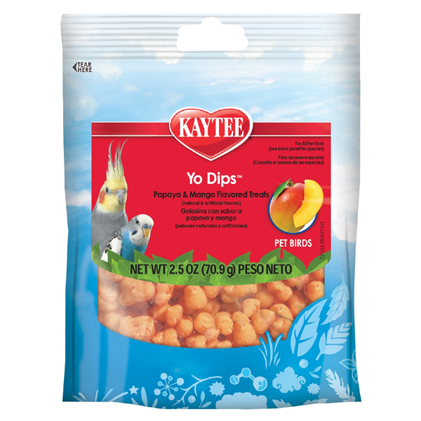 Kaytee Fiesta Yogurt Dipped Papaya for Birds 2.5oz