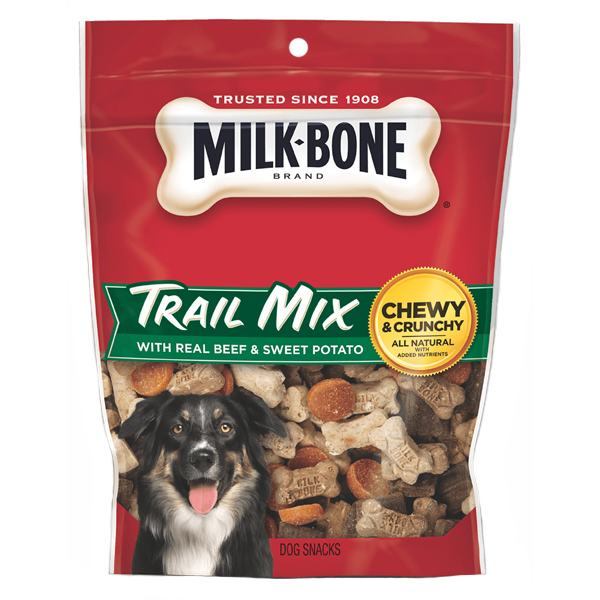 MilkBone Trail Mix w/ Beef & Sweet Potato Dog Treat 9oz