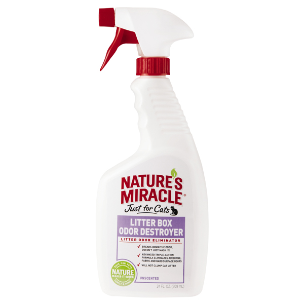 Nature's Miracle Just for Cats Litter Box Odor Destroyer 24oz