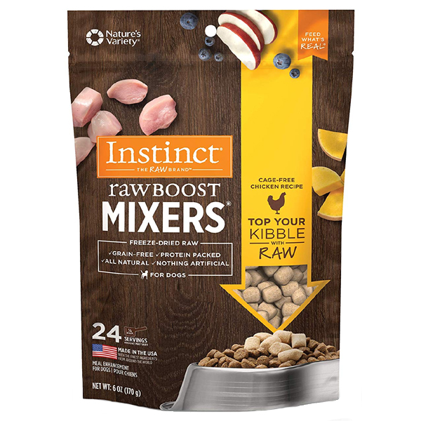 Nature's Variety Instinct Raw Boost Mixers Chicken Dog Food Topper 6oz