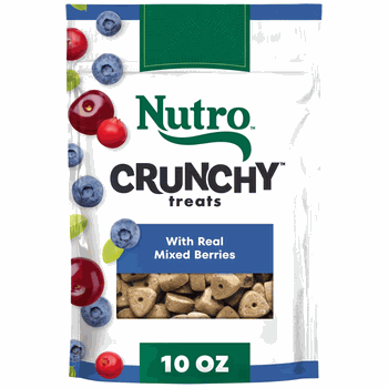 Nutro Crunchy Treats with Real Mixed Berries for Dogs 10oz