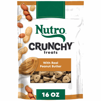 Nutro Crunchy Treats with Real Peanut Butter for Dogs 16oz