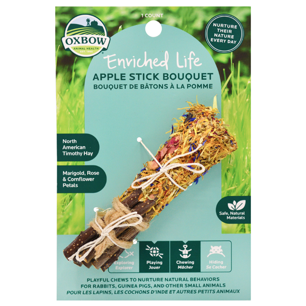 Oxbow Enriched Life Apple Stick Bouquet Small Animal Toy