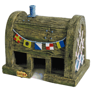 Penn-Plax SpongeBob Krusty Krab Aquarium Ornament