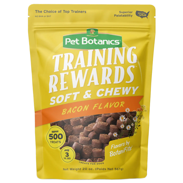 Pet Botanics Training Reward Dog Treats Bacon 20oz